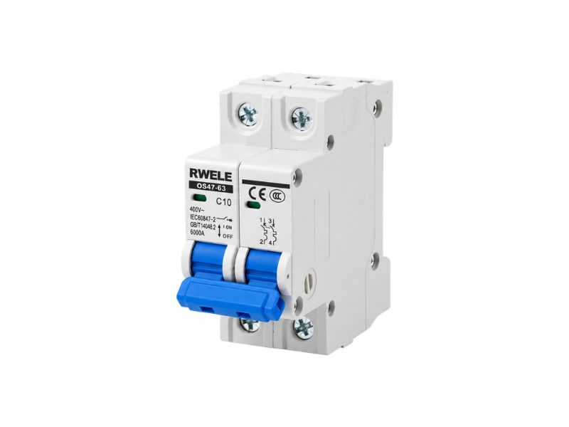 2-pole AC miniature circuit breaker 400V